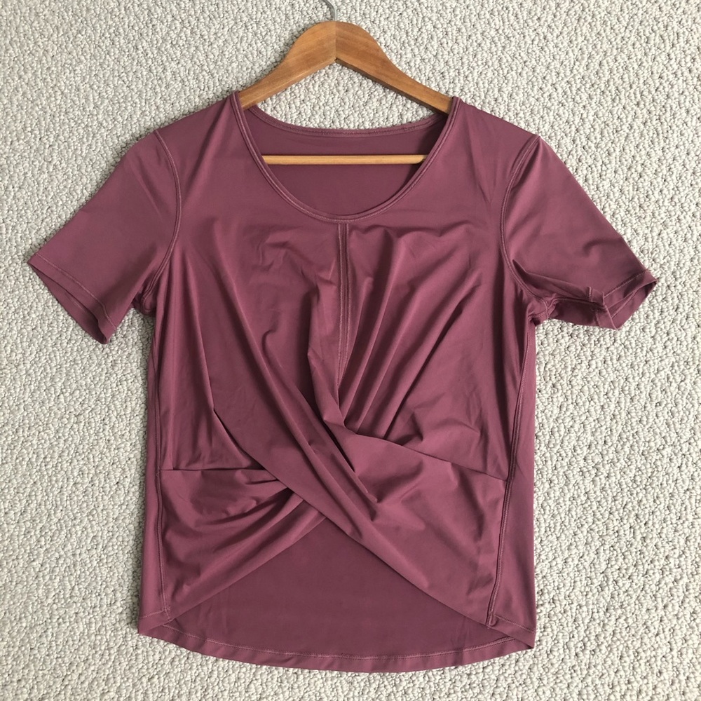 Lululemon Short Sleeve Crop Top